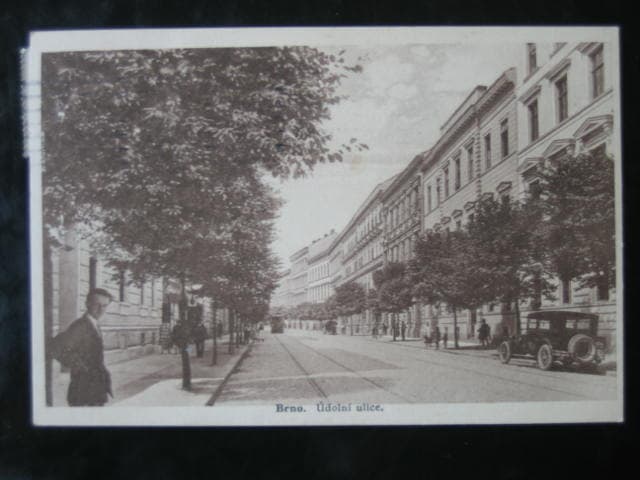 Brno, Údolní ul., prošlá 1940