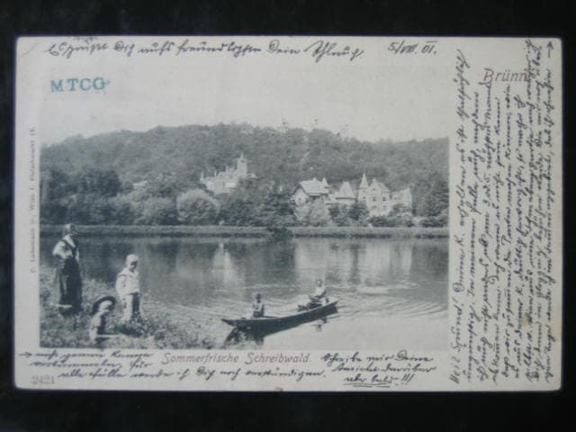 Brno, Pisárky, prošlá 1901