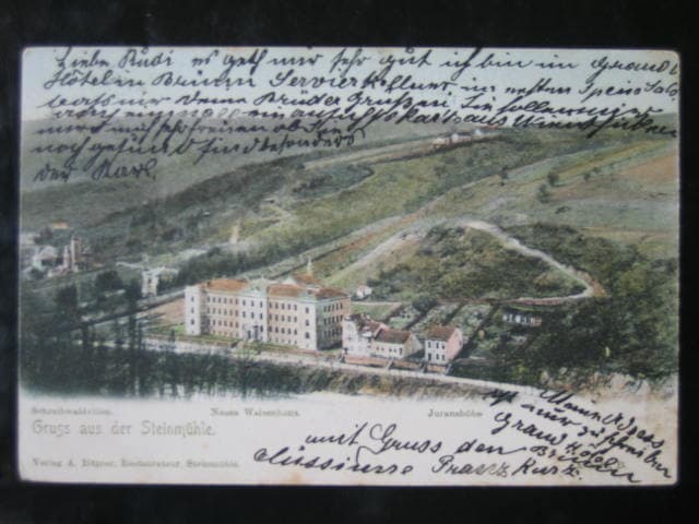 Brno, Kamenný mlýn, prošlá 1900