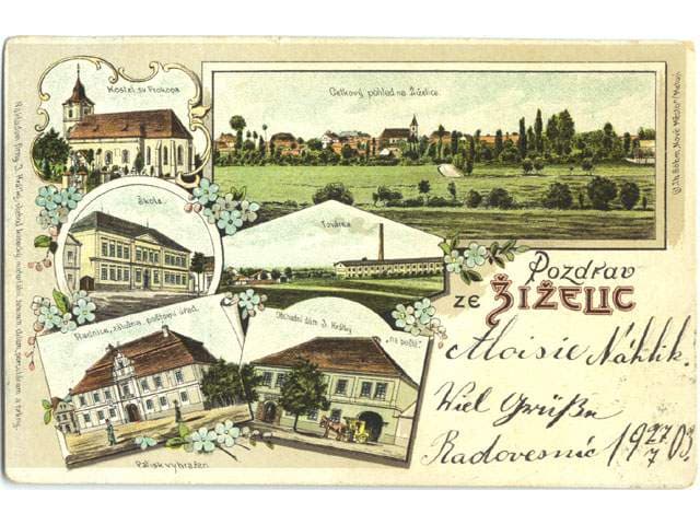 Žiželice okr.Kolín, 1903