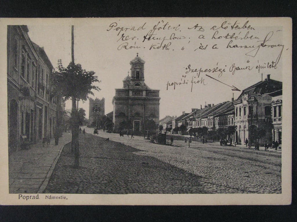 Poprad, prošlá 1928