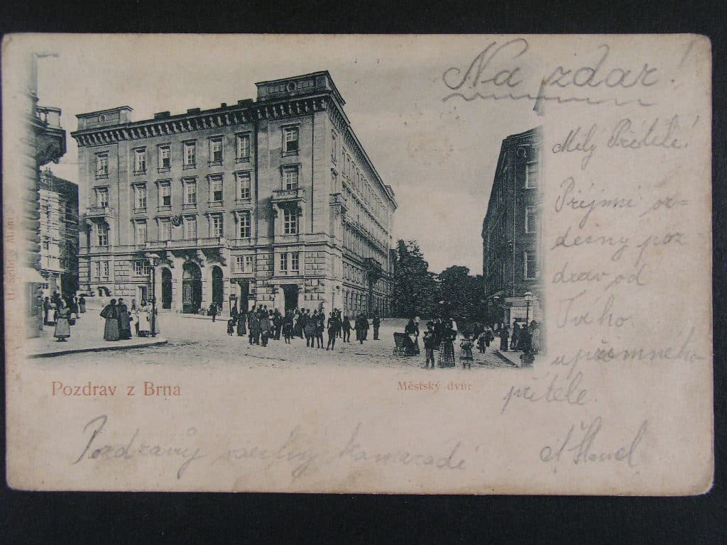 Brno Šilingrovo náměstí, prošlá 1902