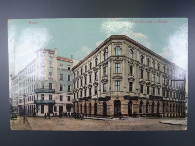 Brno, hotel Slavie, prošlá