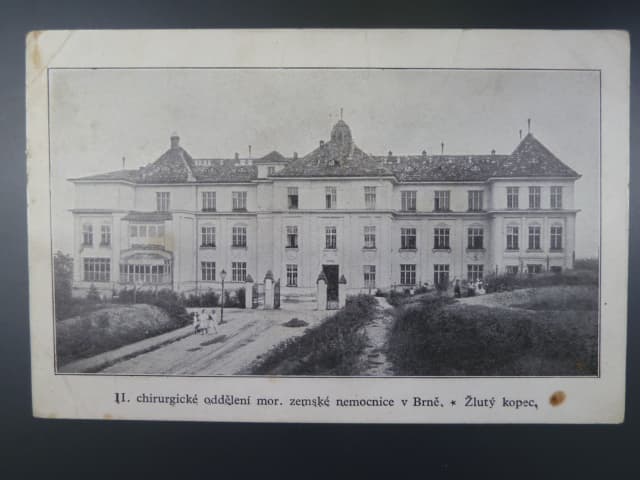 Brno, nemocnice na Žlutém Kopci, neprošlá