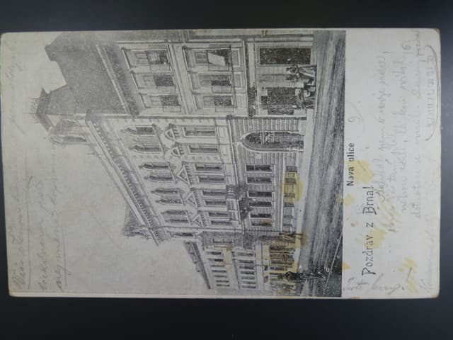 Brno, Nová (Lidická) ul.., prošlá 1899