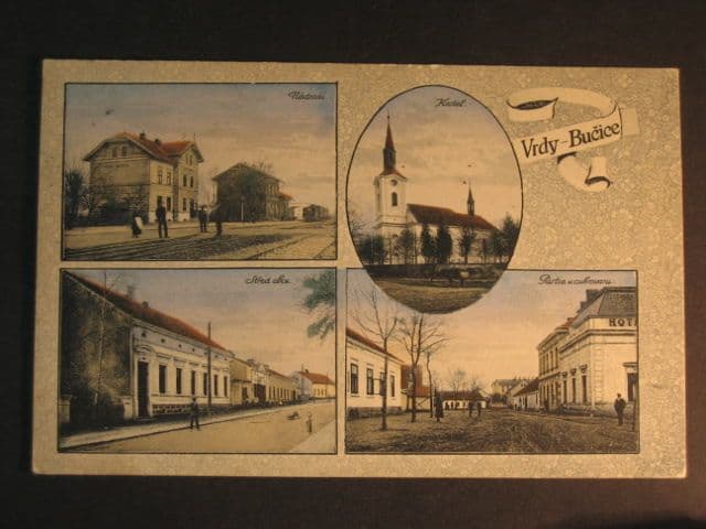 Vrdy Bučice, bar. vícezáběrová pohl., prošlá 1932